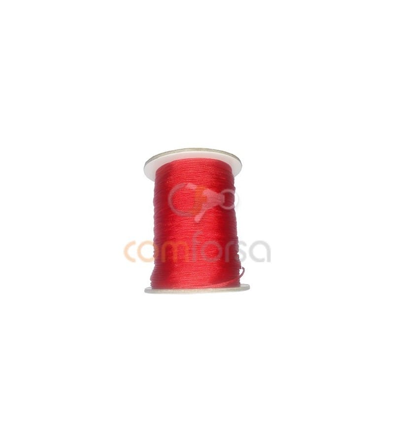 Nylon tressé 0.5 mm (mètres) Rouge