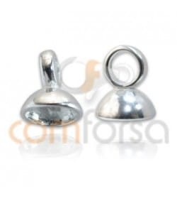 Calotte avec anneau 7 mm argent 925