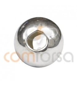 Boule lisse 5 mm argent 925