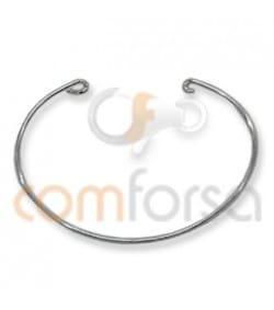 Bracelet fil en argent 16.5 cm (0.9)