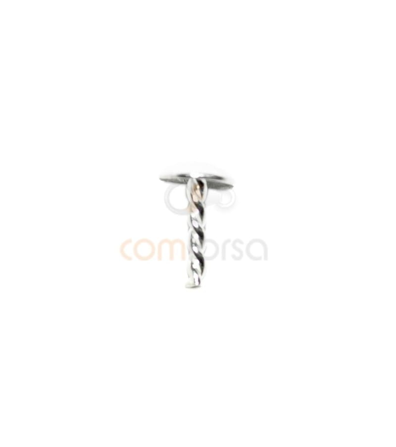 Rivet 4 mm argent 925