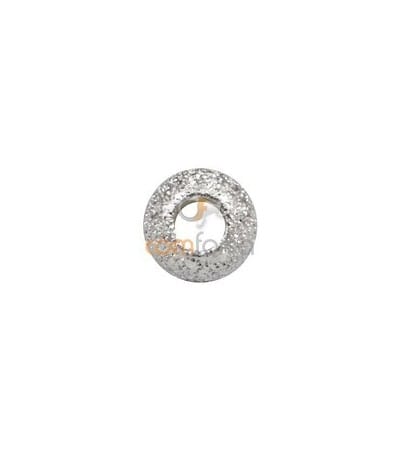 Boule diamanté 4 mm argent 925