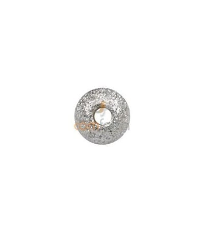 Boule diamanté 5 mm argent 925