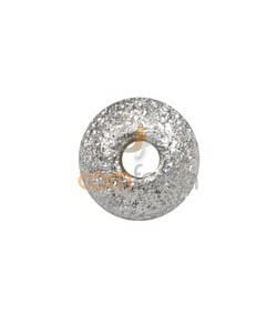 Boule diamanté 5 mm argent 925