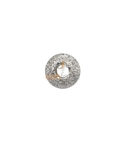 Boule diamanté 6 mm argent 925