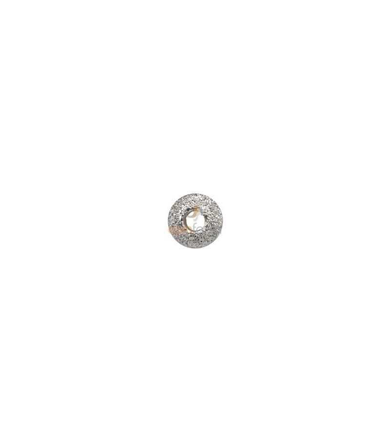 Boule diamanté 6 mm argent 925