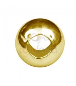 Boule lisse 5 mm (2.2) argent doré